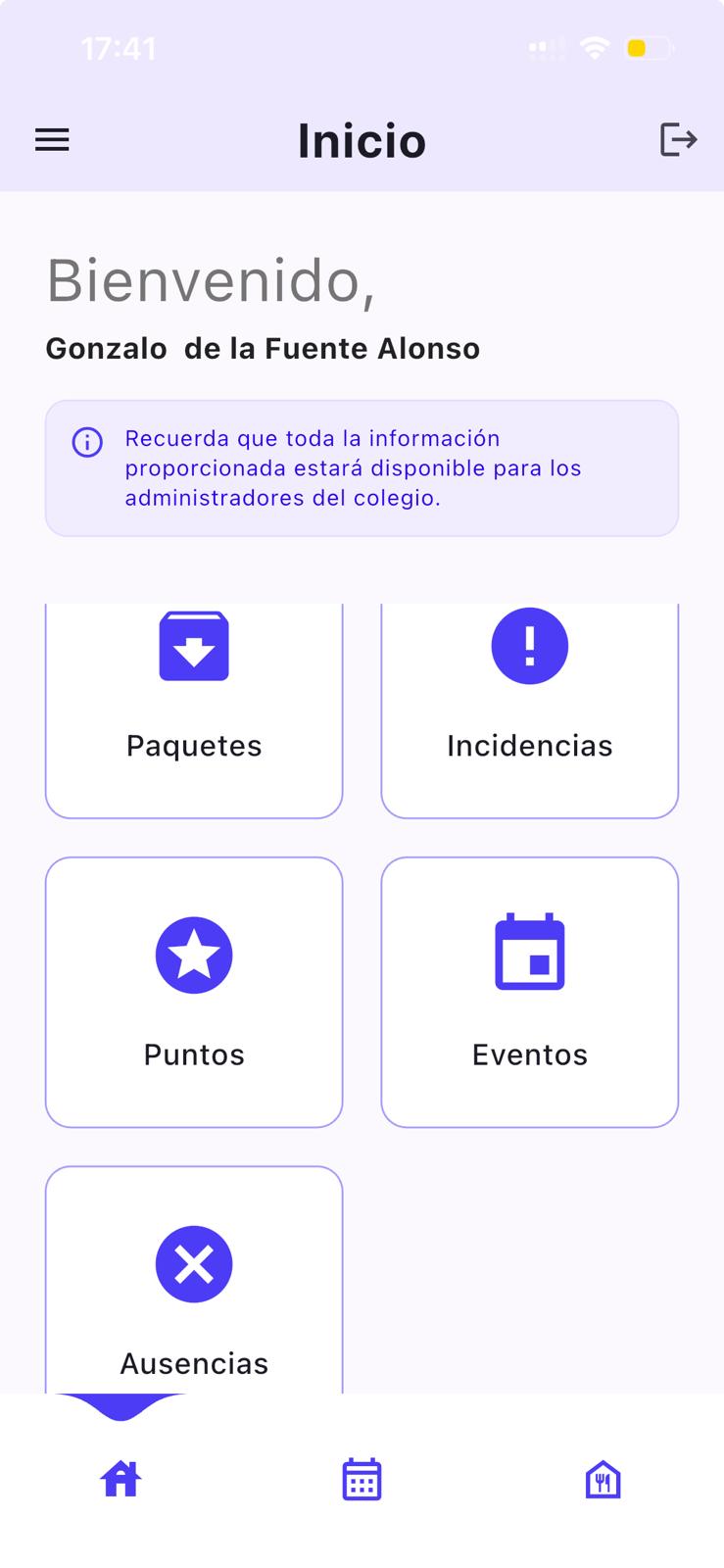 App YuBi pantalla 1